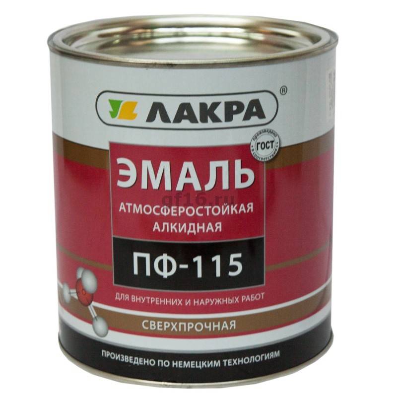 Эмаль пф-115: технические характеристики, гост 6465 76, расход на 1 м2, сертификат соответствия