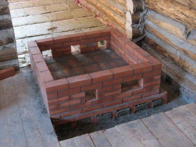 Открытый камин