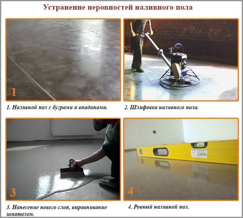 Ремонт наливных полов своими руками
