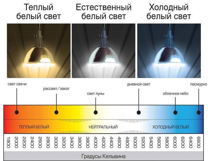 Какой свет лампы лучше: теплый или холодный