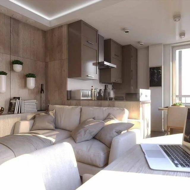 Дизайн однокомнатной квартиры 40 кв м – лучшие фото и проекты на 2019