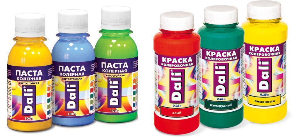 Особенности подбора и смешивания колера для краски